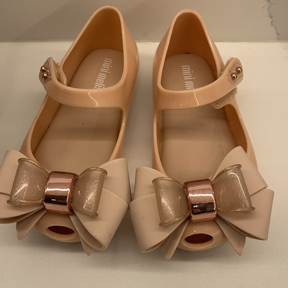 Mini Melisa Beige Shoes sz 7 worn once - Picture 5 of 6